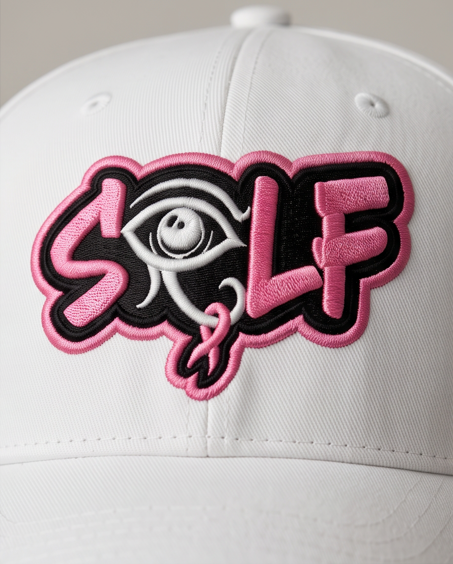 Breast Cancer Awareness Premium Hat (White)