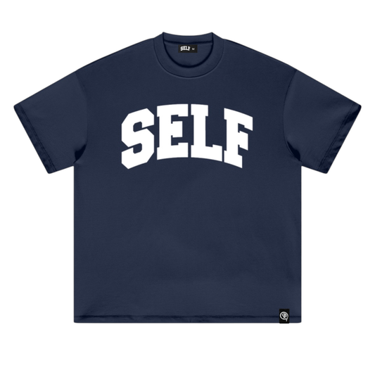 Collegiate Arched Tee (Navy Blue)