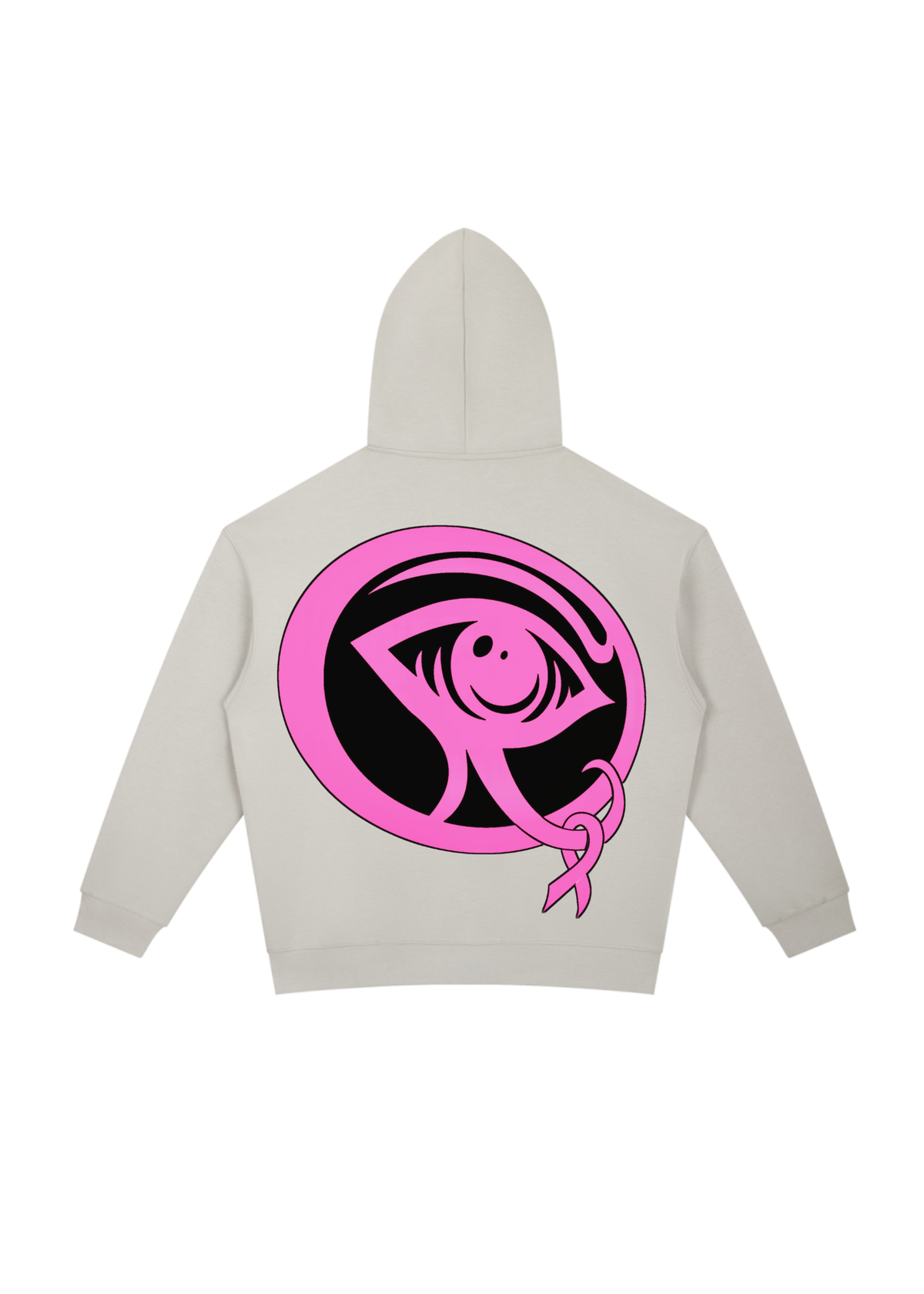 Breast Cancer Awareness Hoodie (Grey)