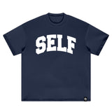 Collegiate Arched Tee (Navy Blue)