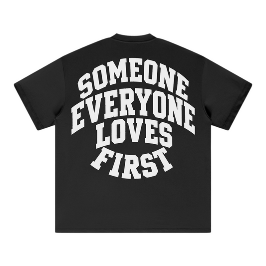 Collegiate Arched Tee (Black)