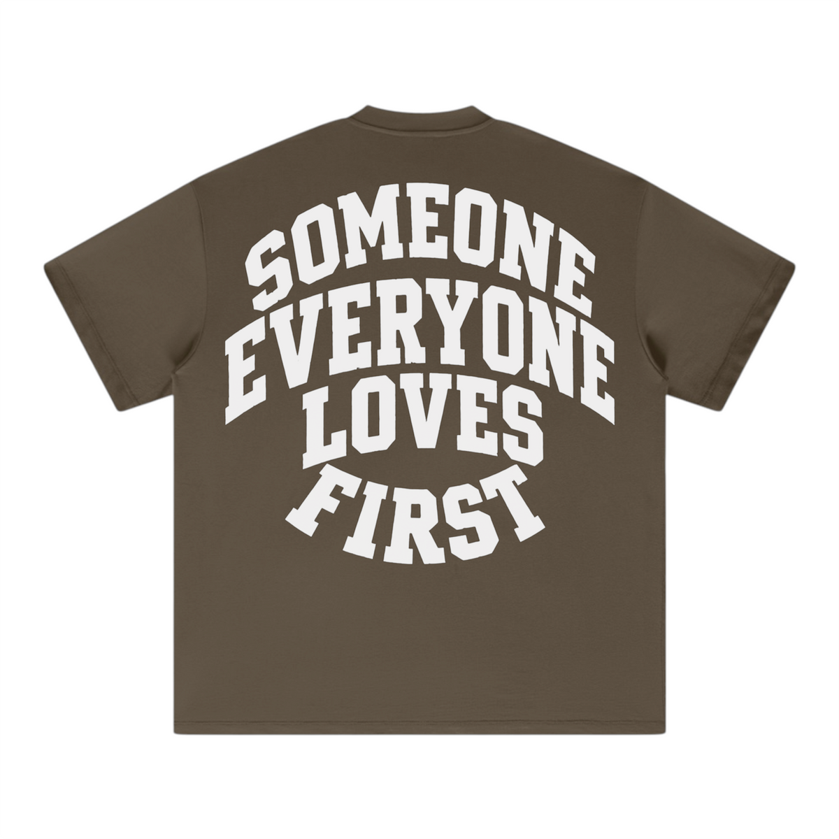 Collegiate Arched Tee (Brown)