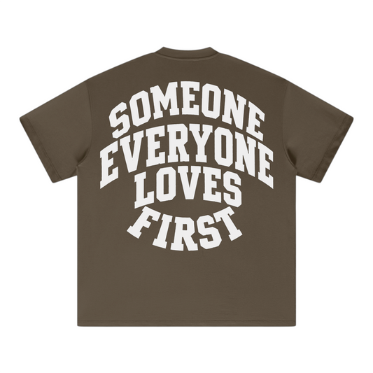 Collegiate Arched Tee (Brown)