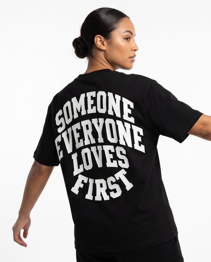 Collegiate Arched Tee (Black)