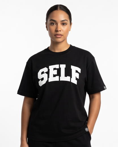 Collegiate Arched Tee (Black)